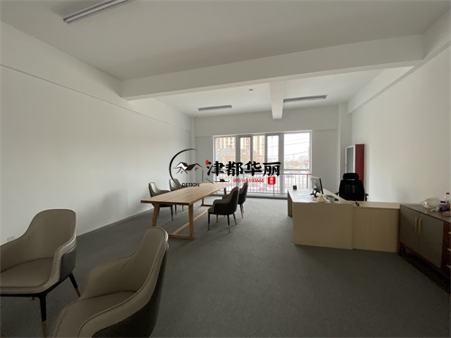 银川设计装修公司|银川霆傅售楼部中心设计装修现场量尺