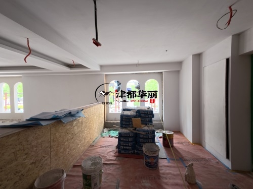 银川装修公司|银川酵雅餐厅设计装修项目施工后期进度