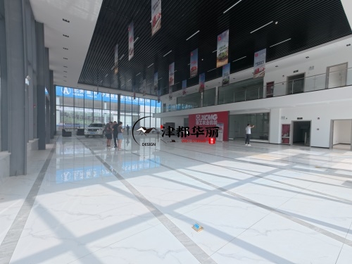 银川装修公司|银川珲均企业展厅装修设计现场勘察