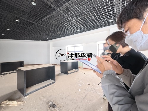 银川装修公司|银川海乐酒店装修设计现场勘察